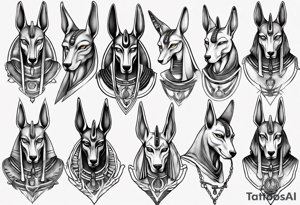 anubis tattoo idea