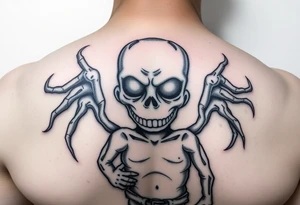 Voodoo doll that looks like Homer Simpson tattoo idea