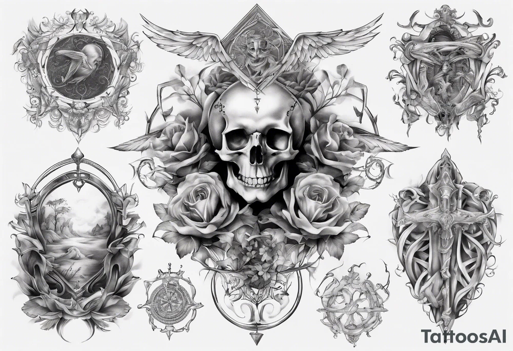 filagree chest tattoo tattoo idea