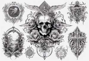 filagree chest tattoo tattoo idea