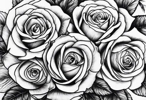 A loot of roses tattoo idea