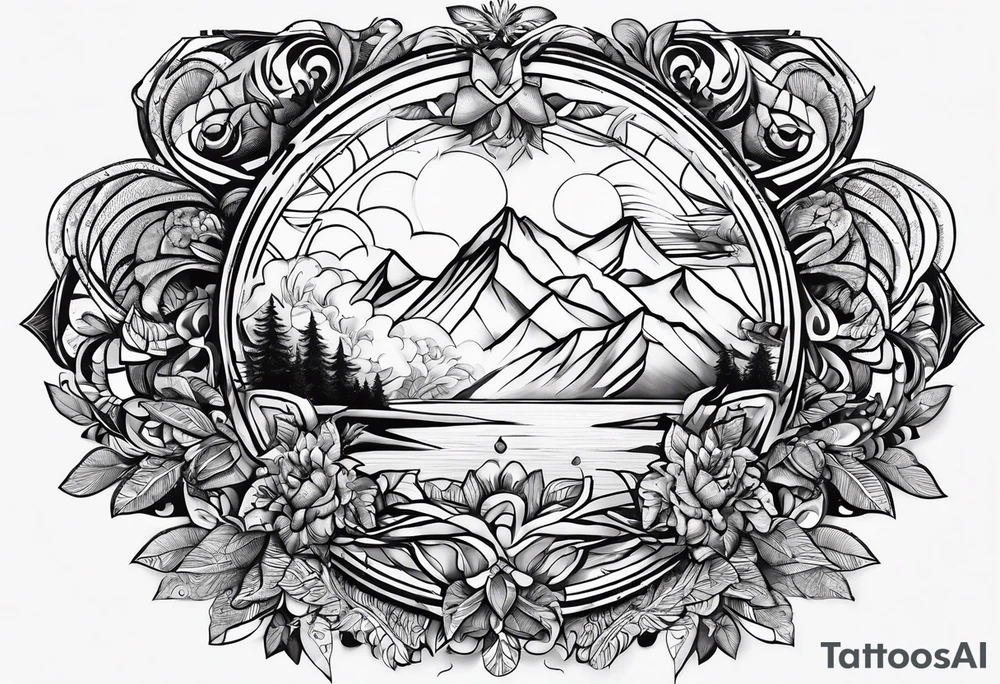 Based on John Krakauer Into Thin Air and representing doing hard things tattoo idea