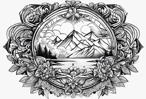 Based on John Krakauer Into Thin Air and representing doing hard things tattoo idea