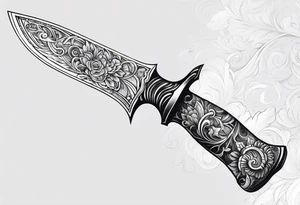 surgery knife arm tattoo idea