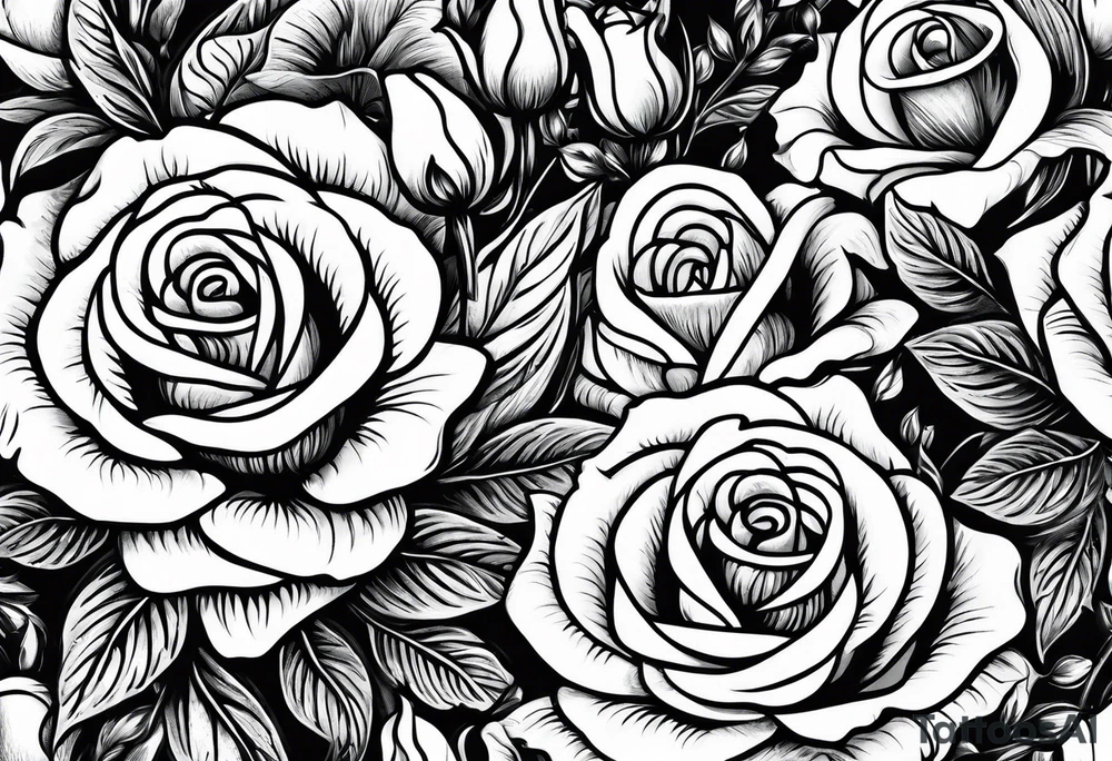 Longhorns yellow rose cannons blue bonnets tattoo idea