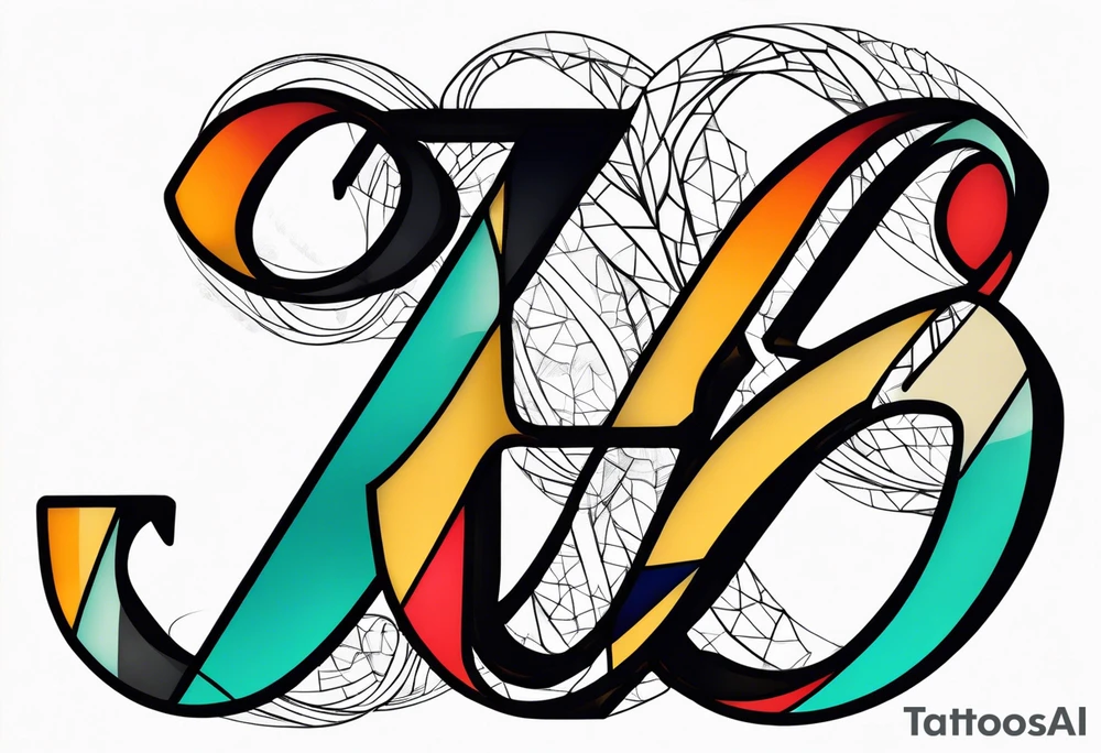 Crossed out number 9728 tattoo idea