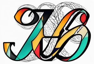 Crossed out number 9728 tattoo idea