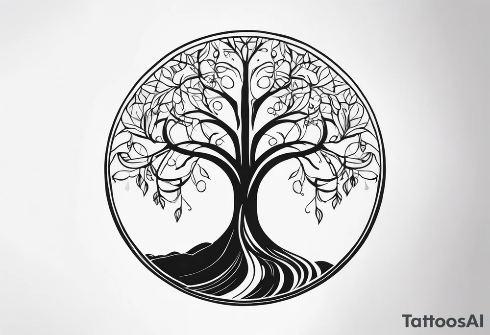 tree of life tattoo idea
