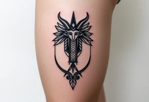 the egyptyan mythology Horus associated with Taurus ruled by Venus which govern love, pleasure and material possessions. tattoo idea