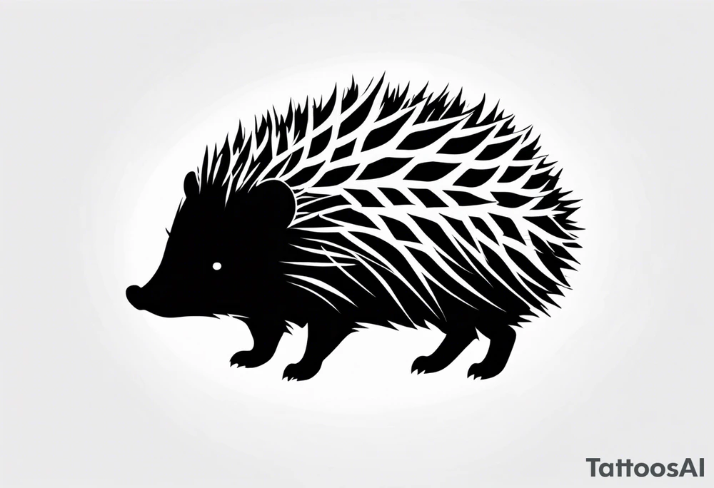 hedgehog tattoo idea