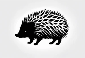 hedgehog tattoo idea