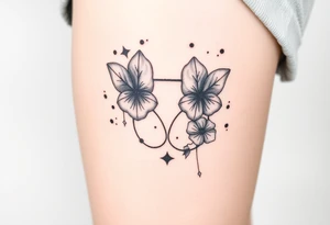 Gemini constellation 
Viola tattoo idea