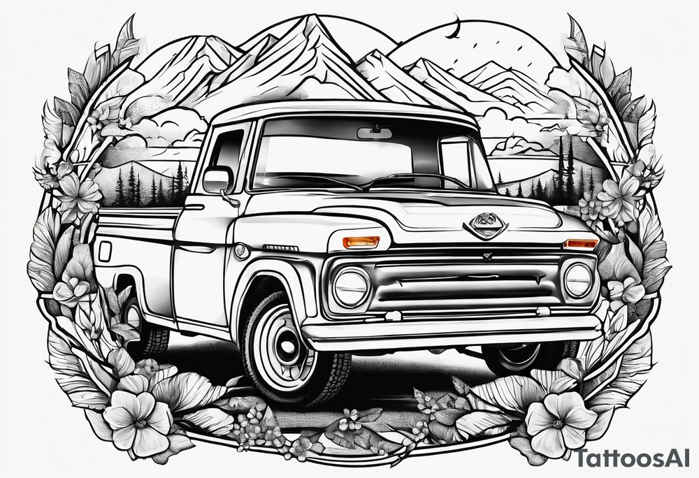 Something that describes a love for travel, very simple and basic tattoo idea
