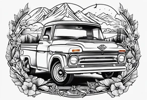 Something that describes a love for travel, very simple and basic tattoo idea