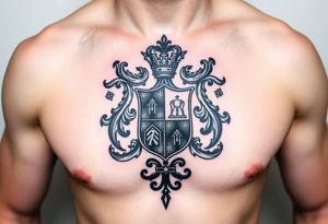 Smith, Irish family crest very intricate tattoo idea