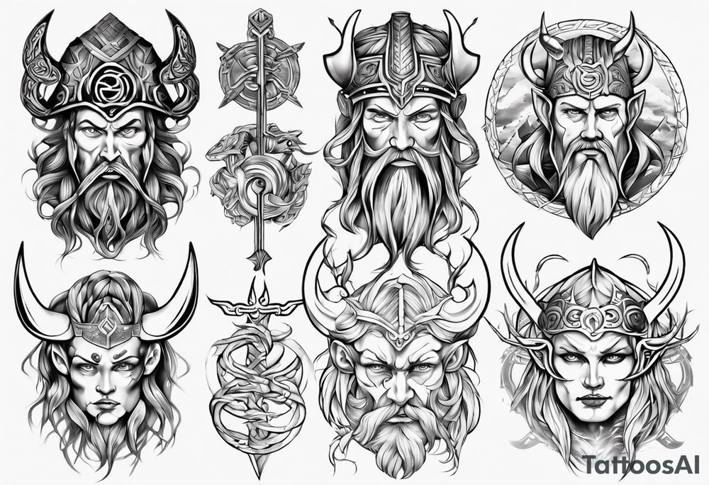 Norse god meili tattoo idea