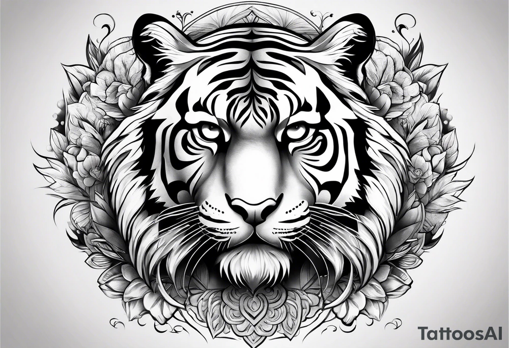 Tiger tattoo idea