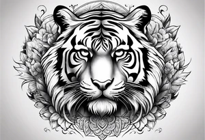 Tiger tattoo idea