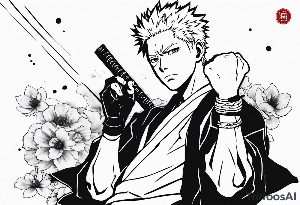 Jujutsu kaisen small tattoo idea