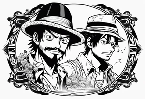 luffy tattoo idea