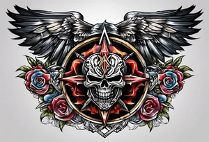 the band metallica tattoo idea