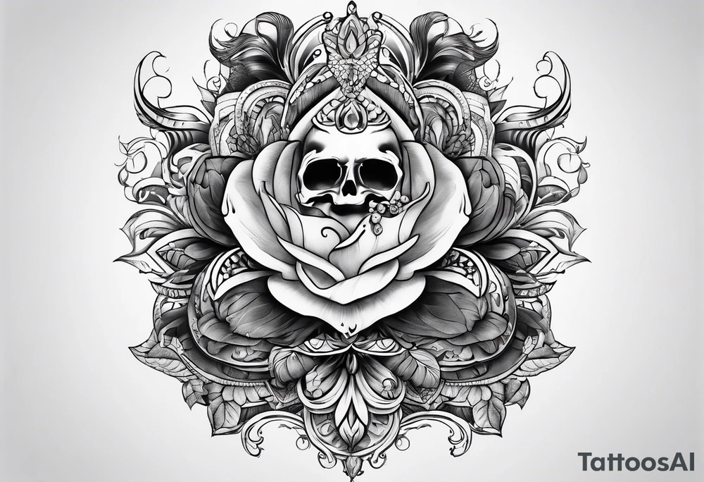 stomach tattoo idea