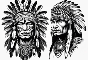 Native American designs tattoo idea