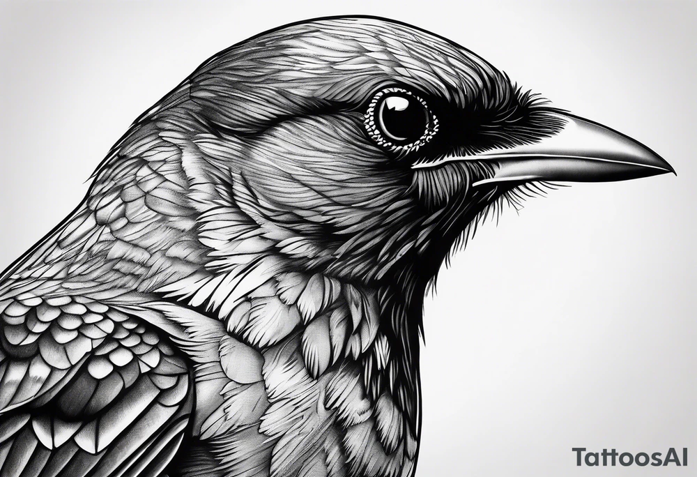 Blackbird tattoo idea