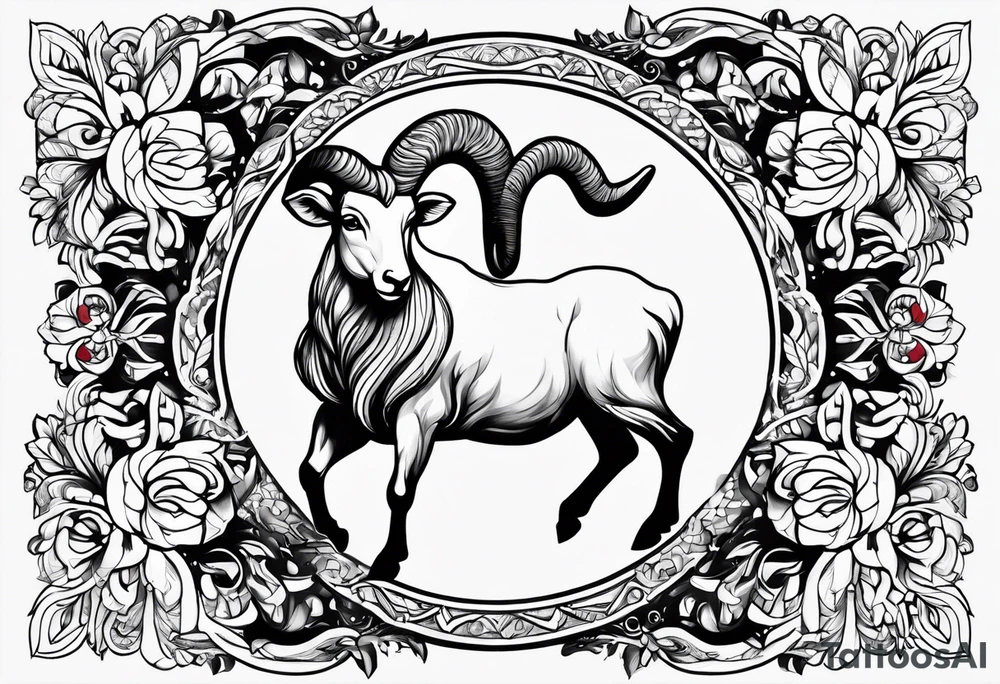 Aries for goddaughter tattoo idea