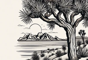 joshua tree tattoo idea