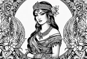 Família e Deus tattoo idea