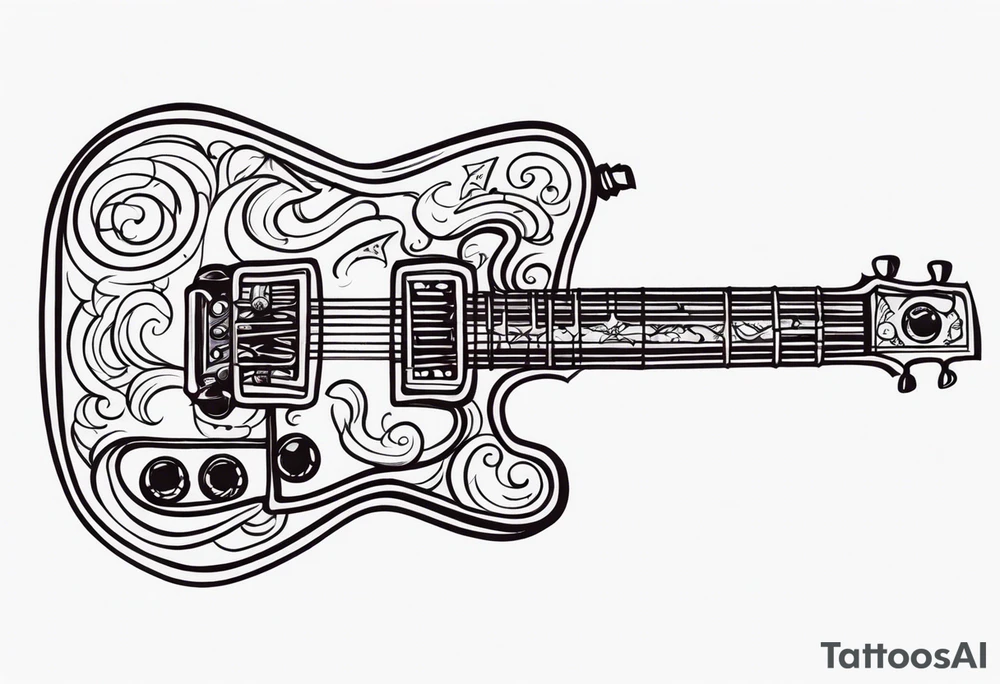 Rock a billy arm sleeve tattoo idea
