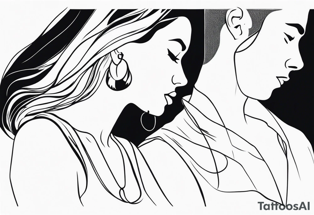 pair couple tattoo tattoo idea
