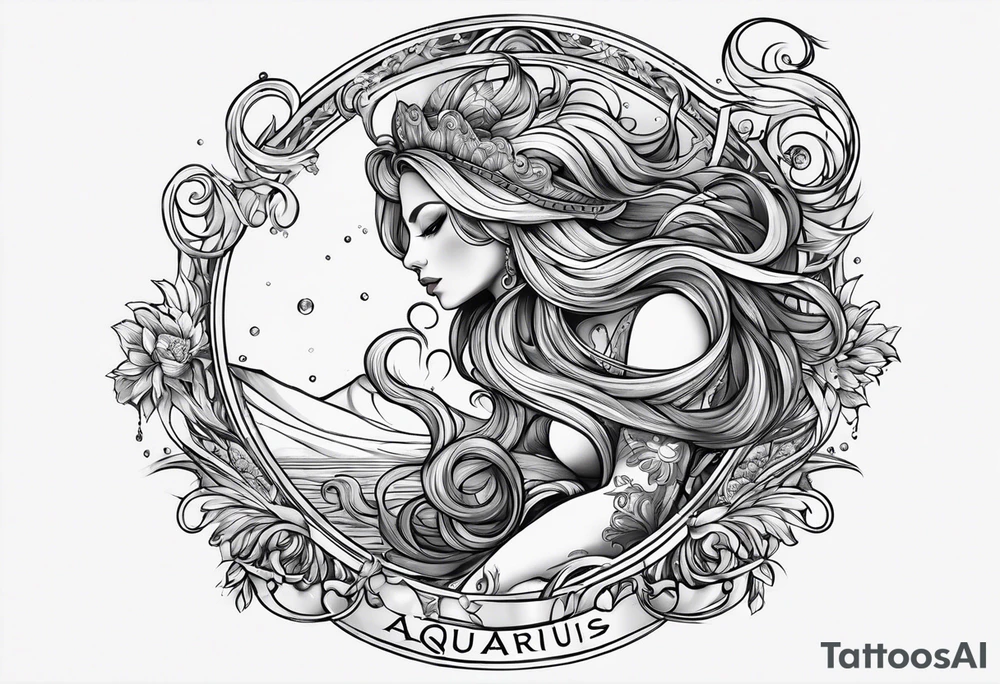 Aquarius tattoo idea