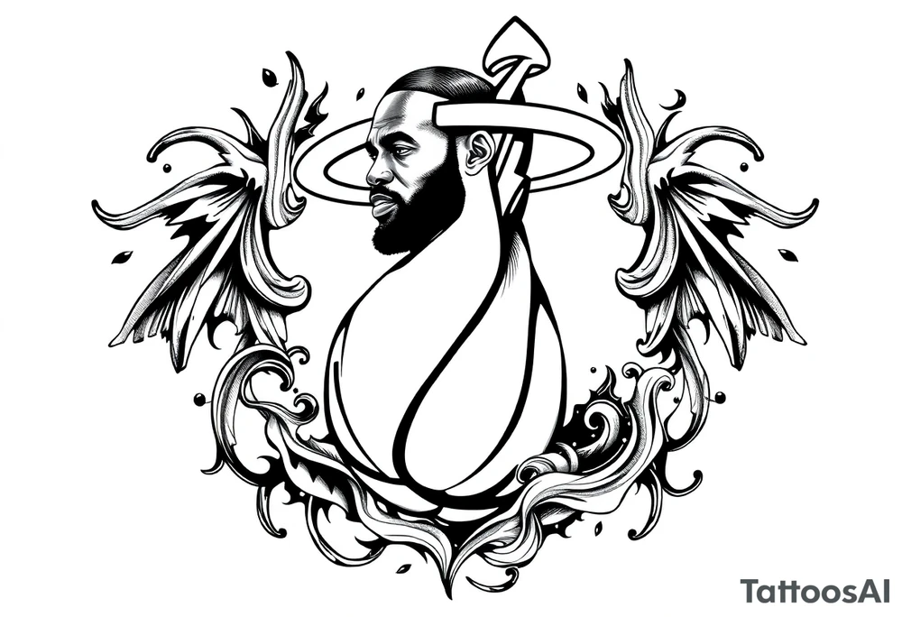 game 6 lebron James Miami heat tattoo idea