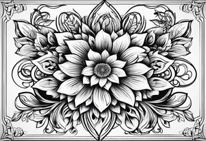 Florals tattoo idea