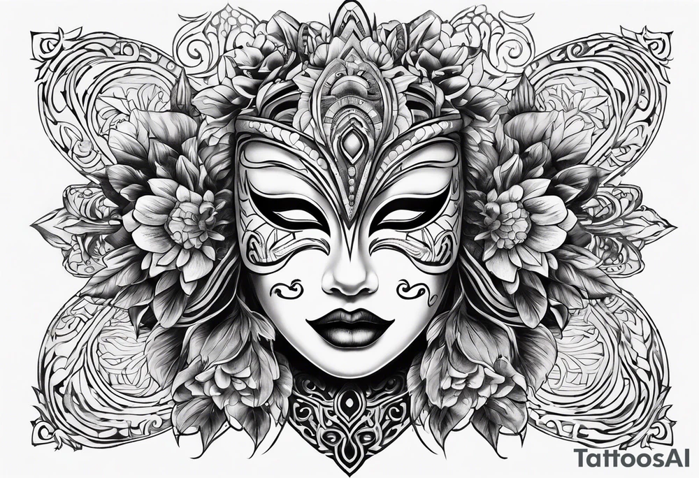 Henya mask tattoo idea