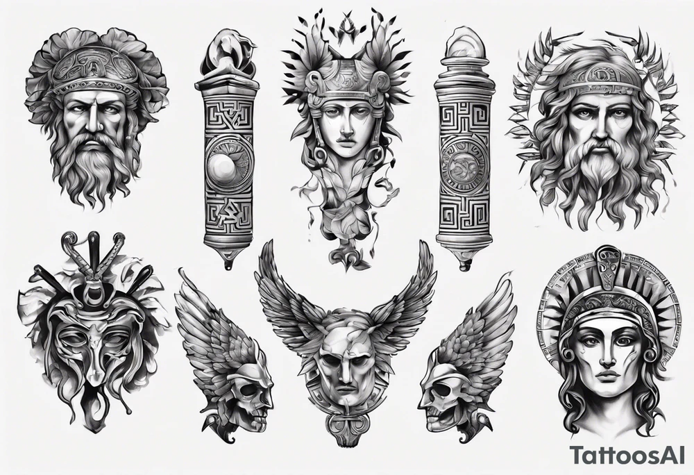greek ancient tattoo idea