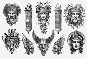 greek ancient tattoo idea