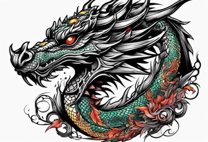 dragon tattoo idea