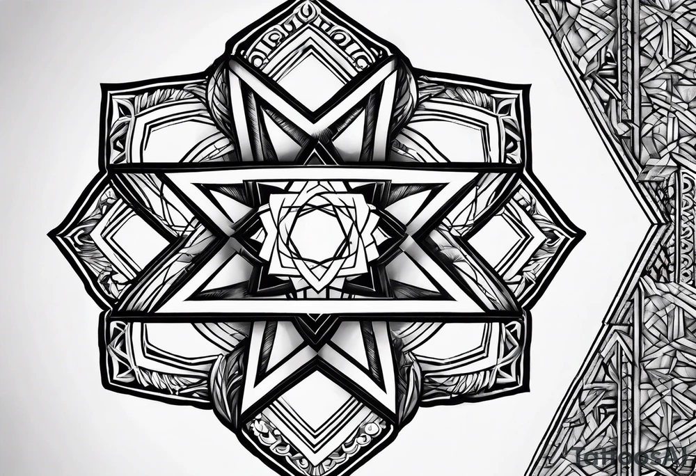 star of David tattoo idea