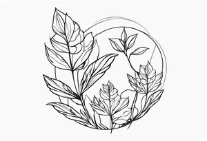 planta, mãe e filha tattoo idea