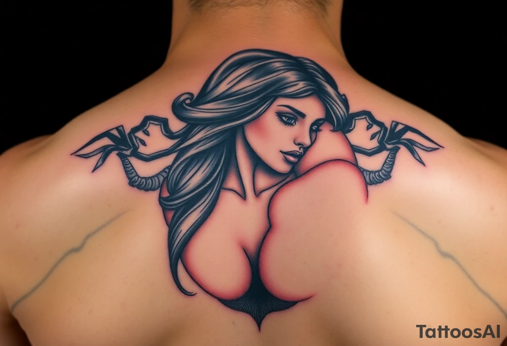 Naked women tattoo idea