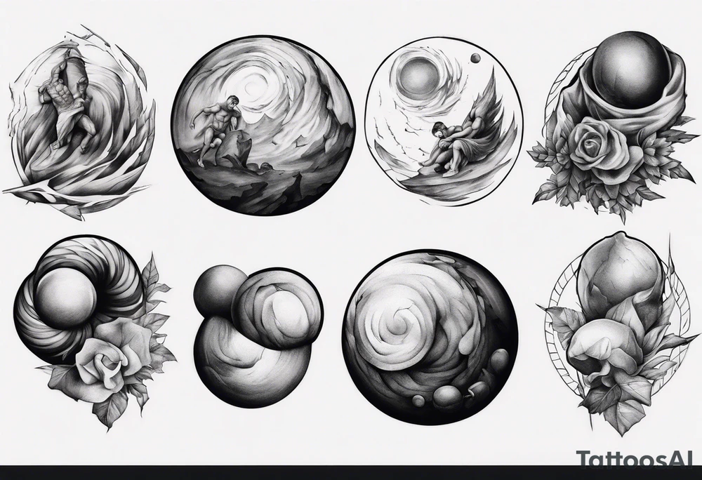 sisyphus tattoo idea