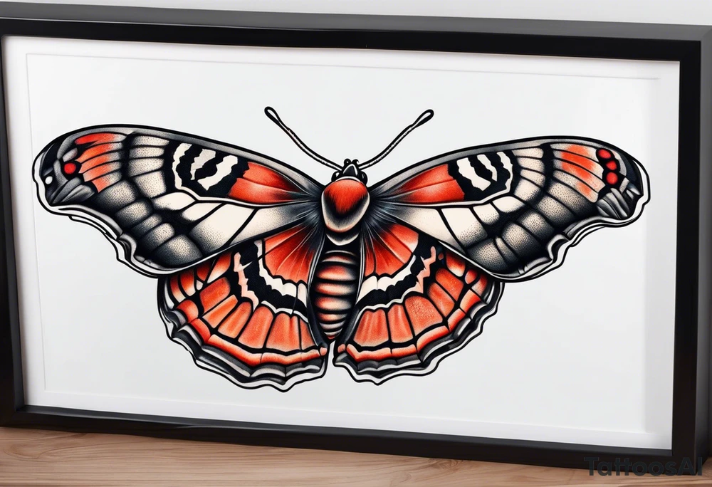 Cecropia moth tattoo idea