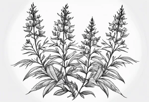 Fireweed this schematic tattoo idea