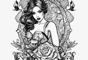 Jigsaw puzzle piece tattoo idea