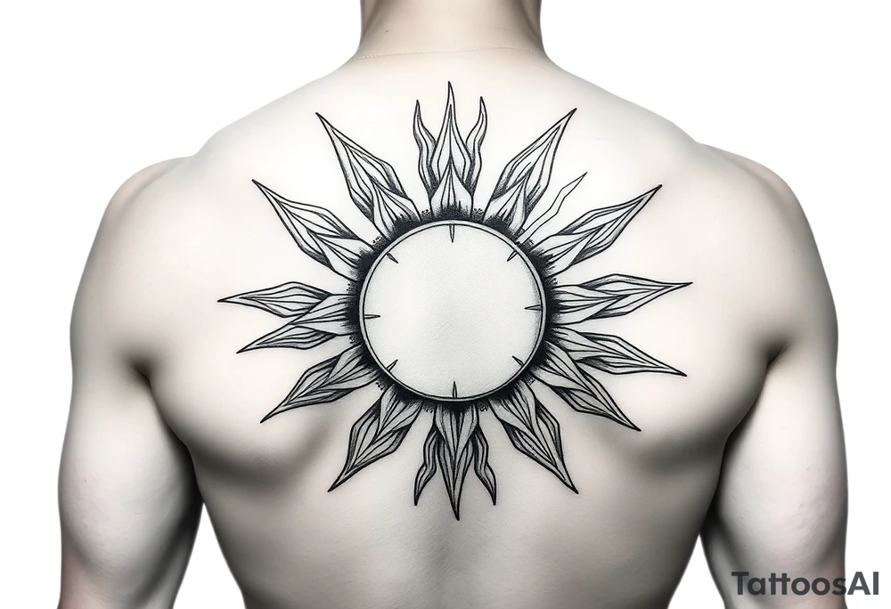 Luciano sun tattoo idea