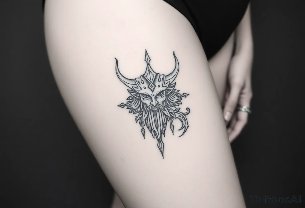 Viking style tattoo tattoo idea