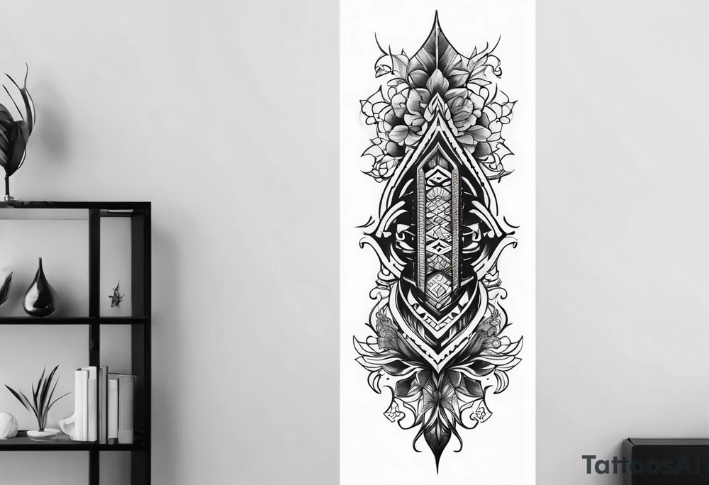 spine tattoo tattoo idea